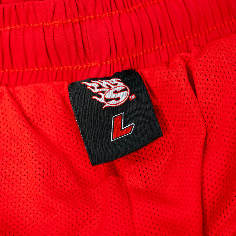 SMPL Sport Cargo Shorts - Red