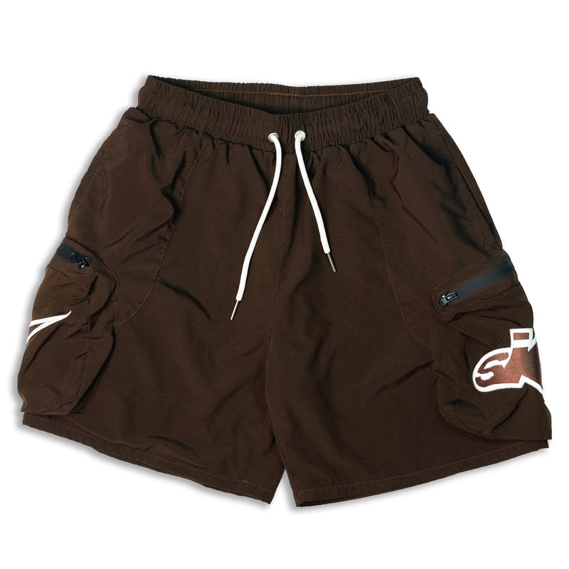 SMPL Cargo SHORTS - Brown