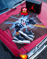 "Pit Crew" Tee - Brown