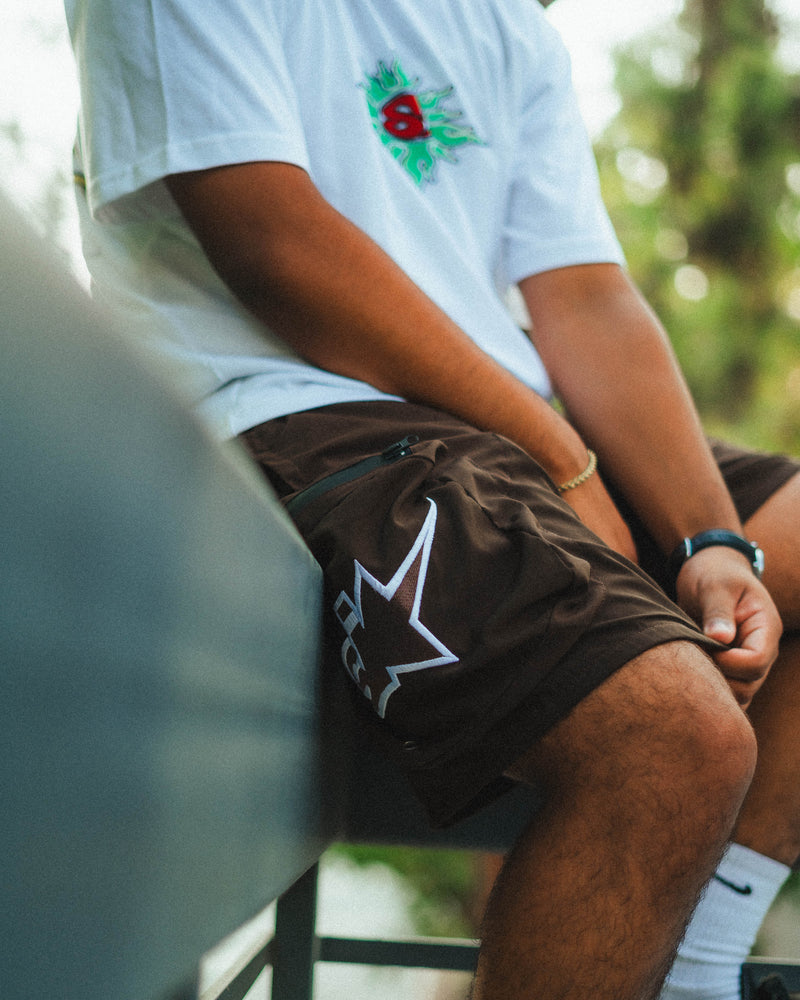 SMPL Cargo SHORTS - Brown
