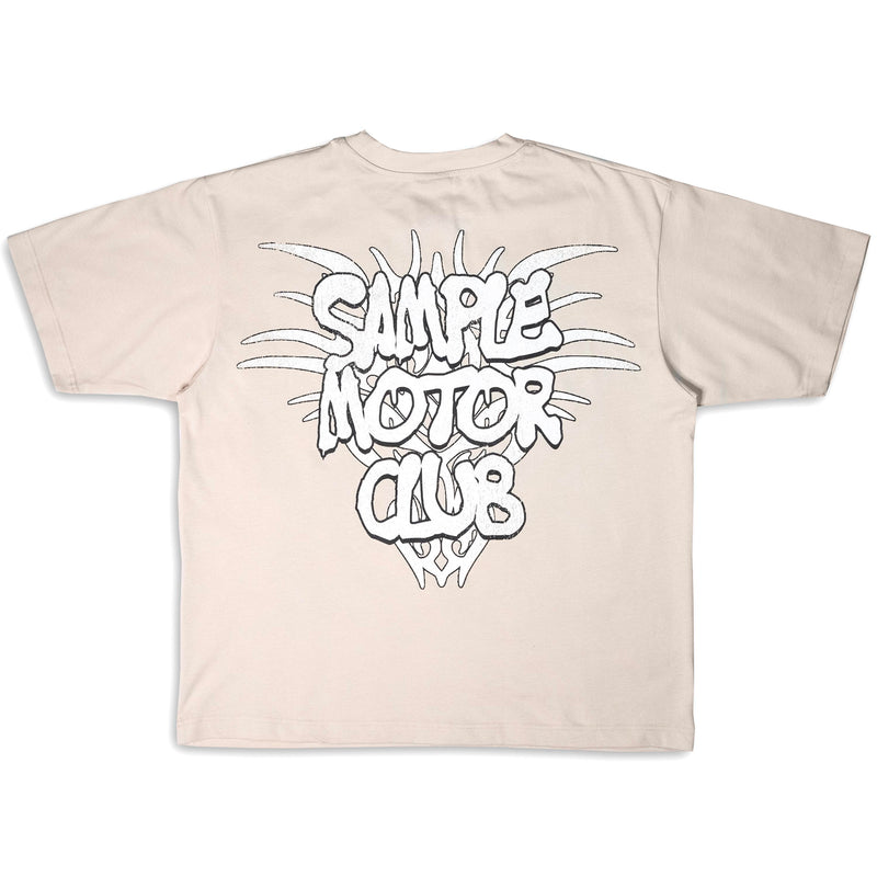 Smpl Motor Club "New Flame" Tee - Vintage White