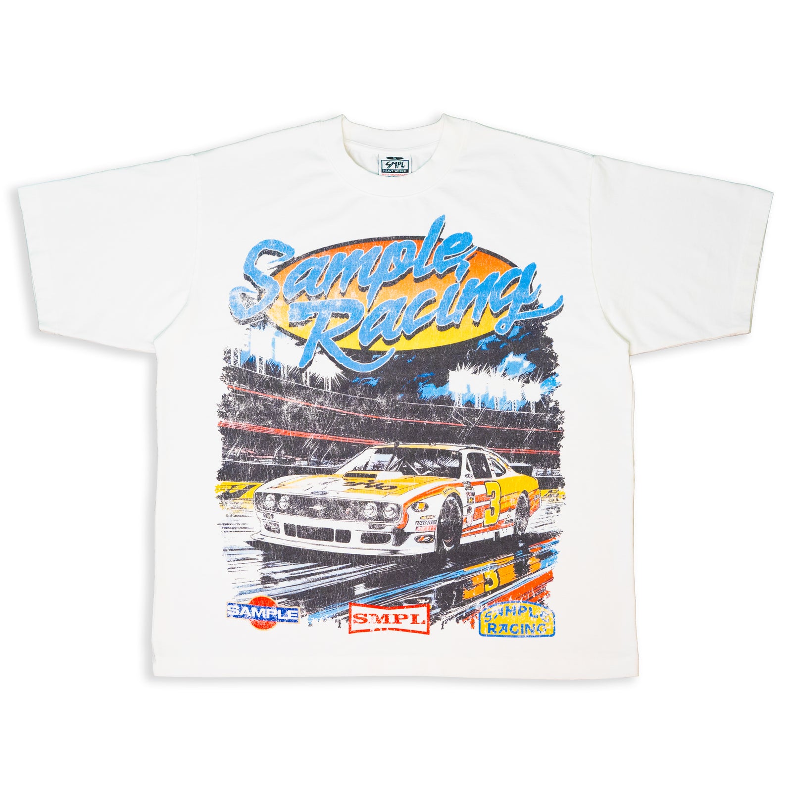SMPL Racing “Fast Lane” Tee - White – SMPL ind.