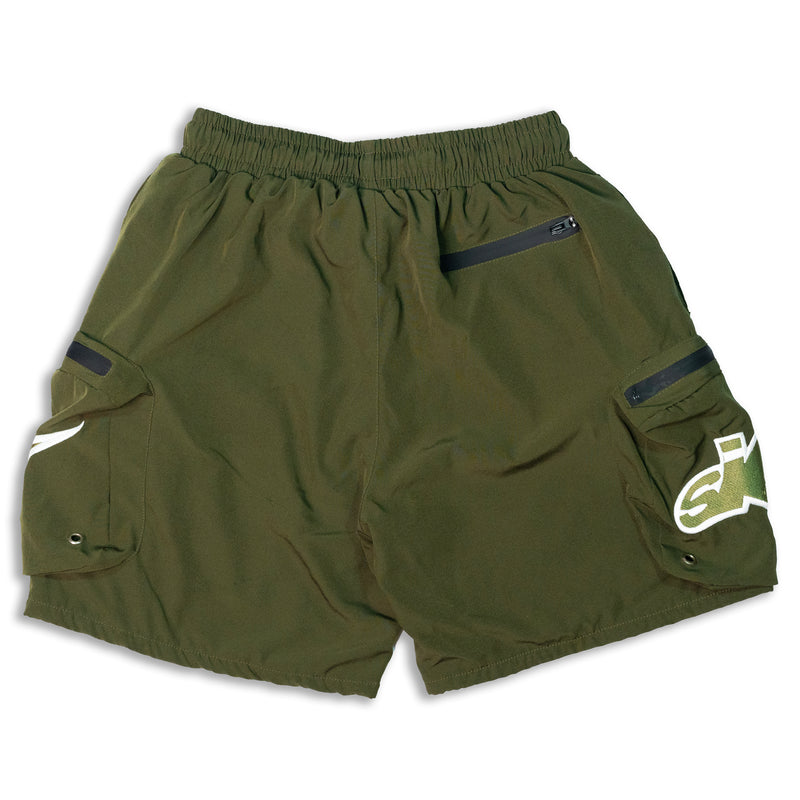 SMPL Cargo SHORTS - Green