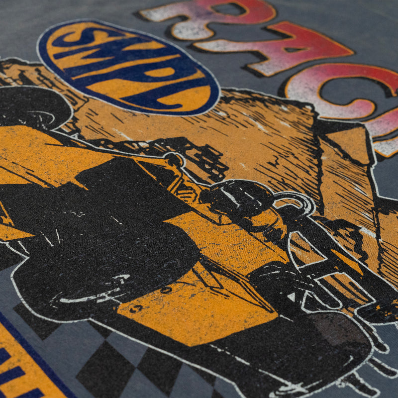 Smpl "Grand Prix" Tee - Washed Navy