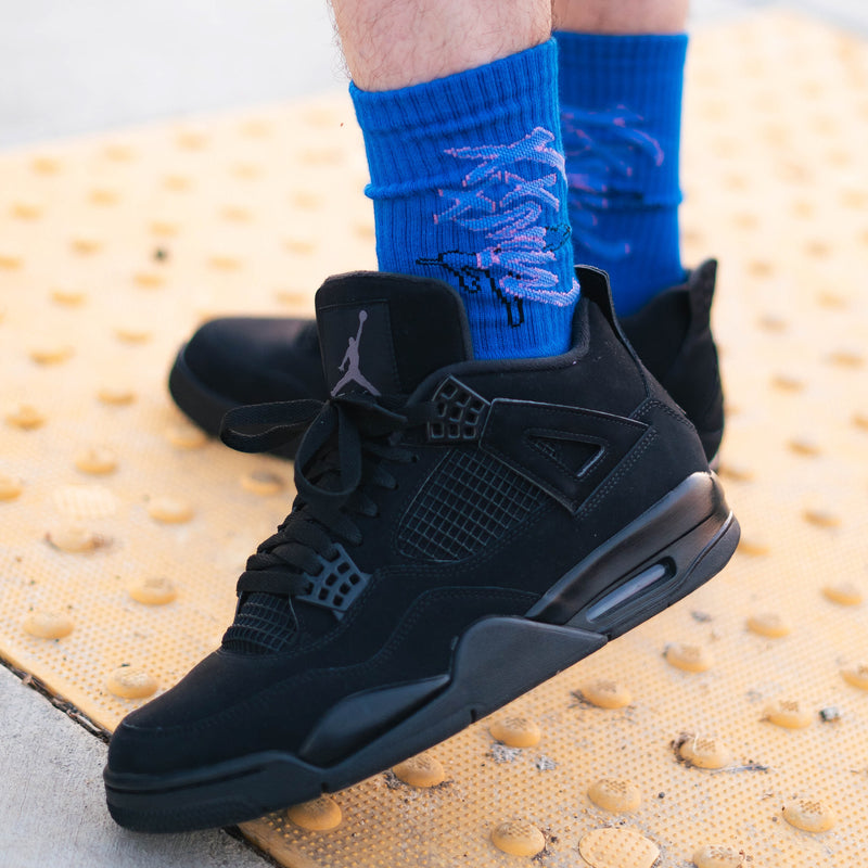SMPL Minx Socks - Blue