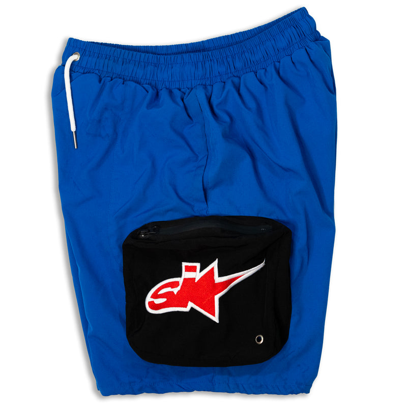 SMPL Sport Cargo Shorts - Blue