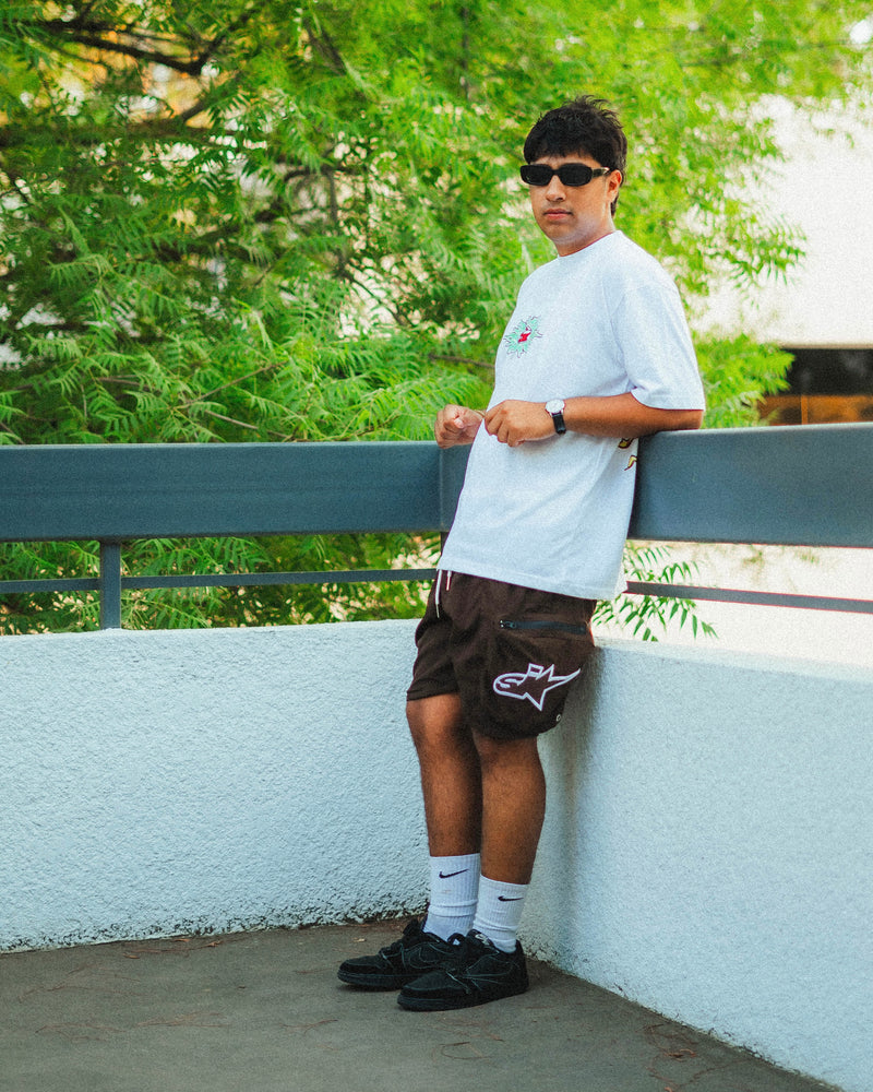SMPL Cargo SHORTS - Brown