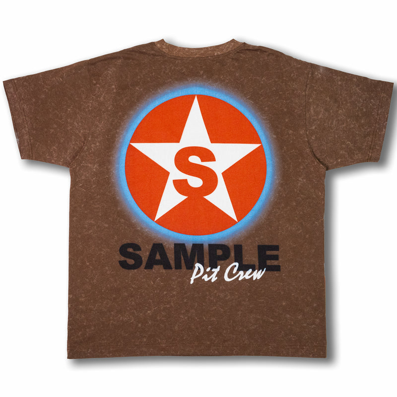 "Pit Crew" Tee - Brown