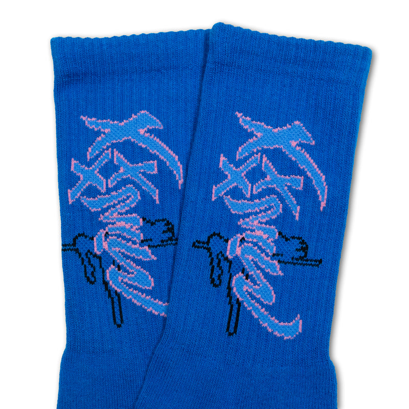 SMPL Minx Socks - Blue