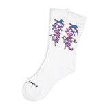 SMPL Minx Socks - White/Blue
