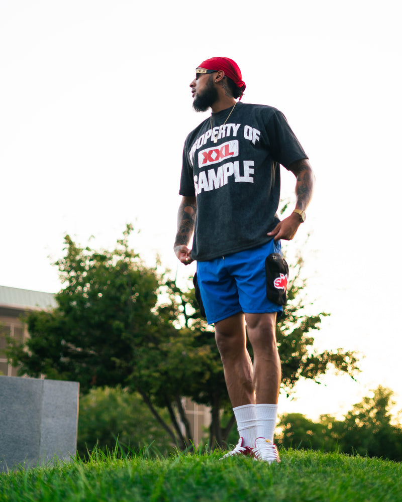 SMPL Sport Cargo Shorts - Blue