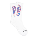 SMPL Minx Socks - White/Blue