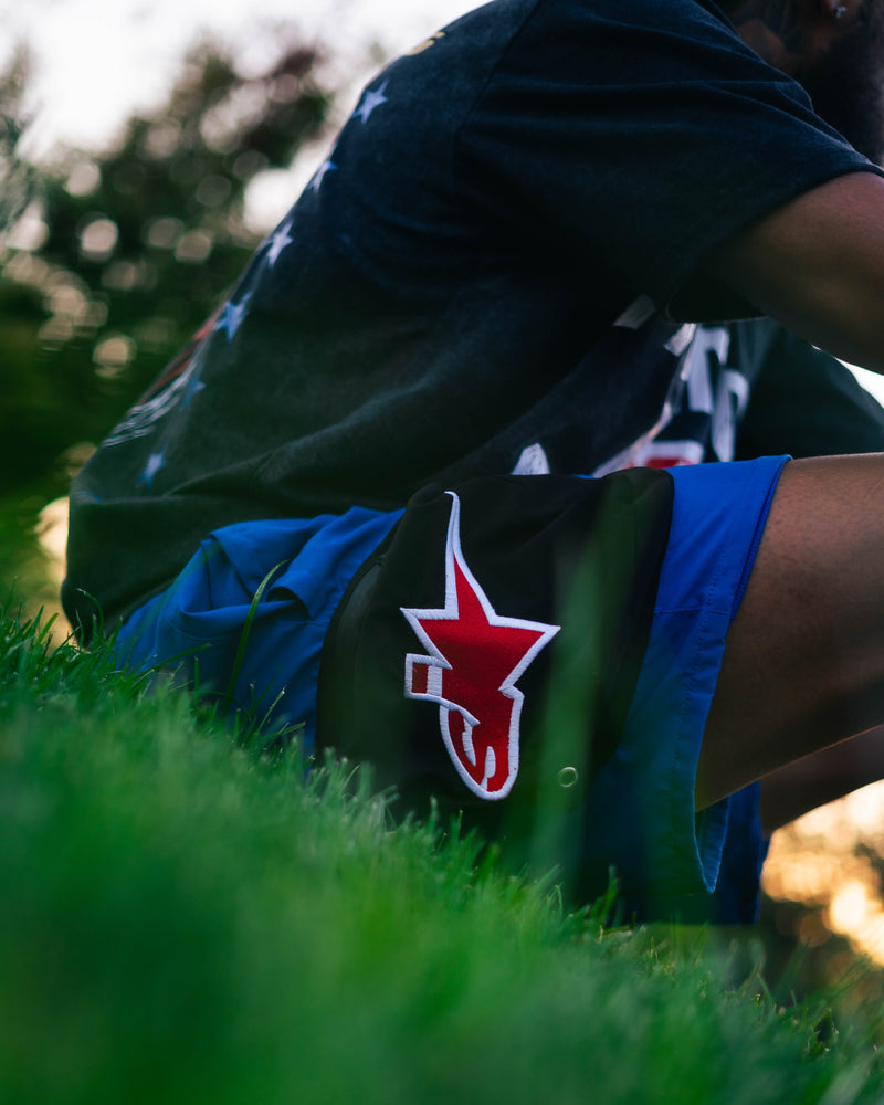 SMPL Sport Cargo Shorts - Blue
