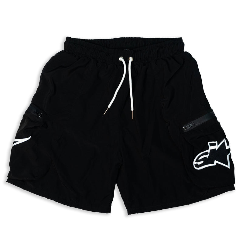 SMPL Cargo SHORTS - black