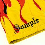 SMPLIND "FLAME" SHORTS - BLACK