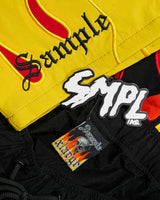SMPLIND "FLAME" SHORTS - BLACK