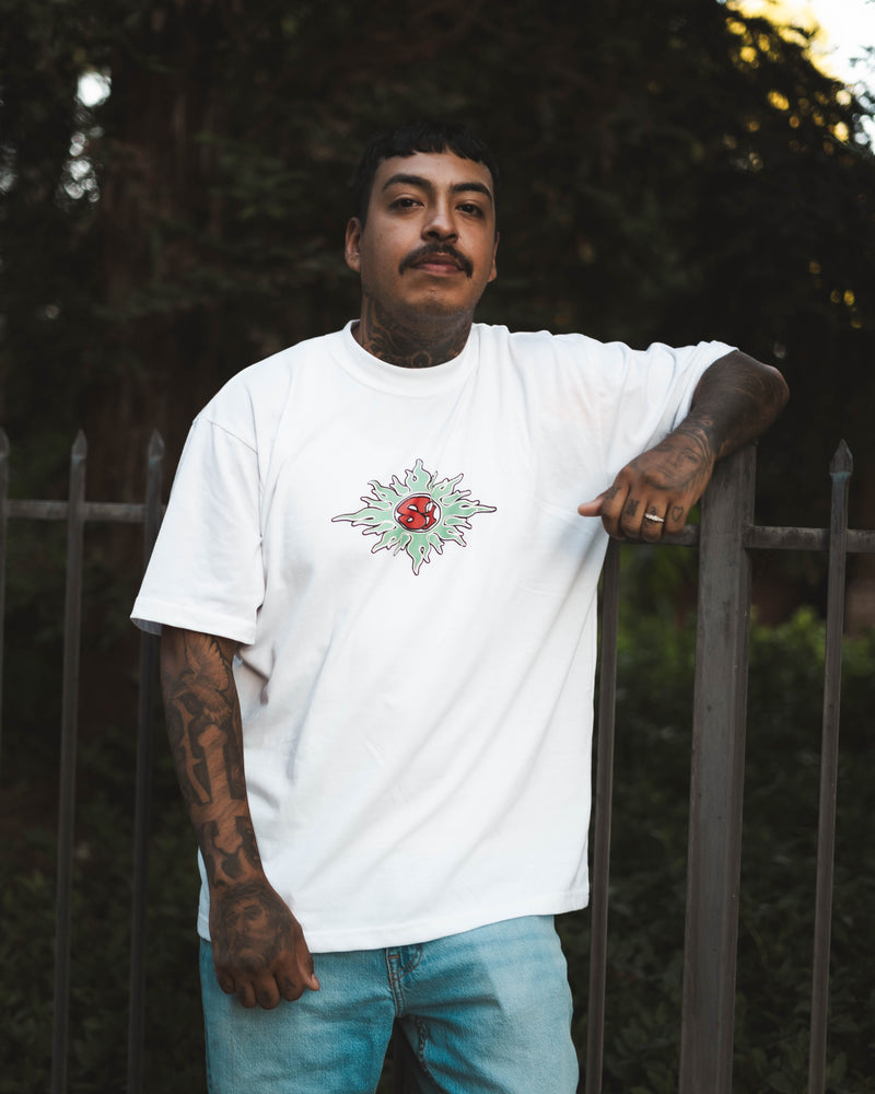 SMPL "Sun" Tee - White