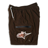 SMPL Cargo SHORTS - Brown