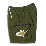 SMPL Cargo SHORTS - Green