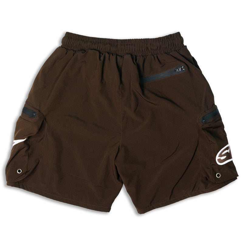 SMPL Cargo SHORTS - Brown