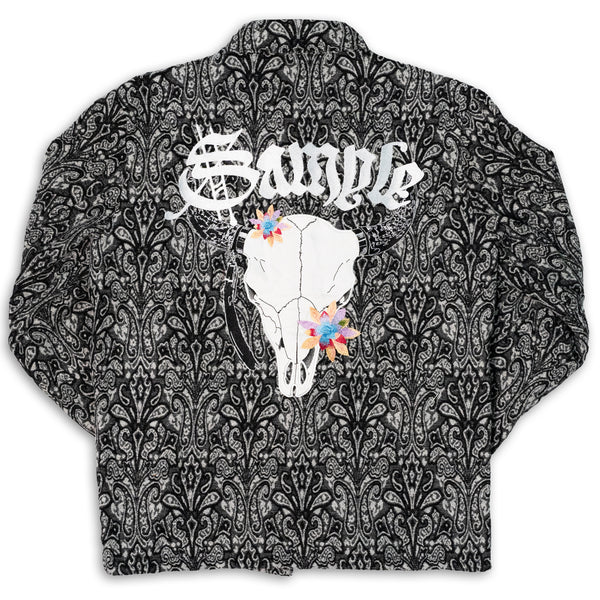 SMPL CACTUS BLOSSOM FLANNEL - Black Paisley