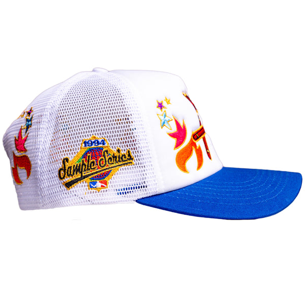 Sample Series TOMAHAWK TRUCKER-WHITE/BLUE