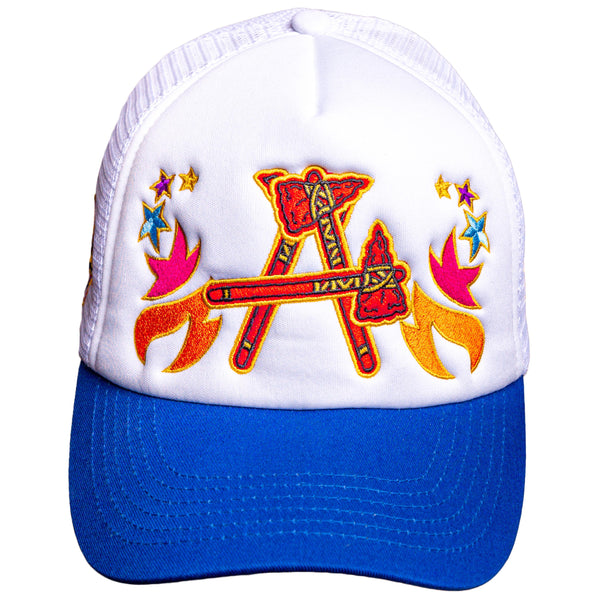 Sample Series TOMAHAWK TRUCKER-WHITE/BLUE