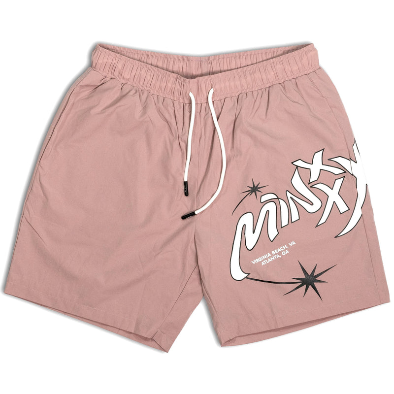 "MinX" Shorts-Coral