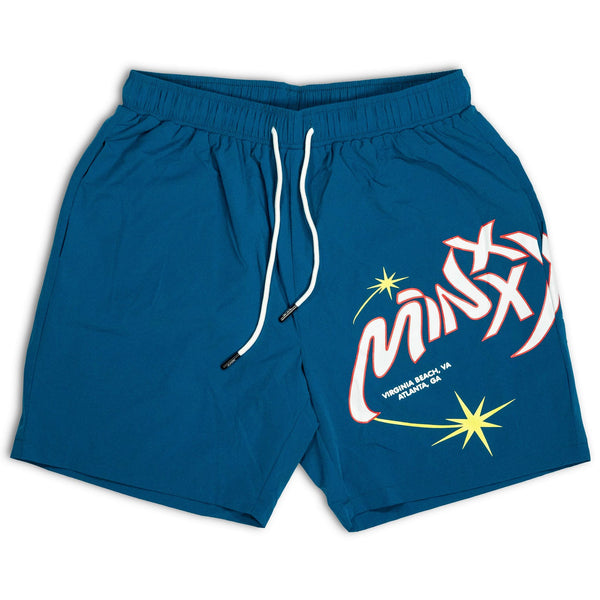 "MinX" Shorts - Ocean Blue