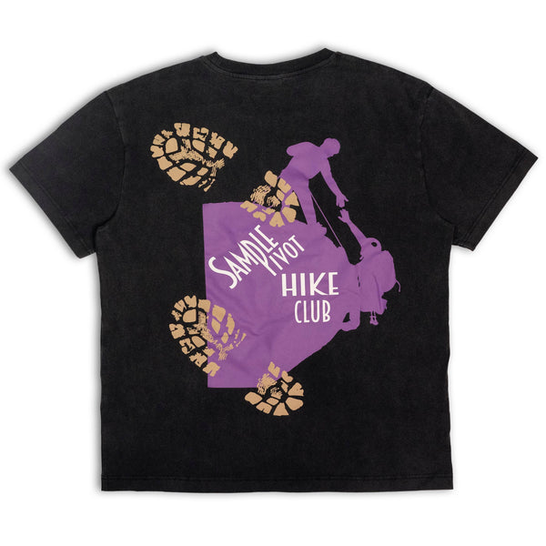 Sample x Pivot Hiking Club Tee - Vintage Black