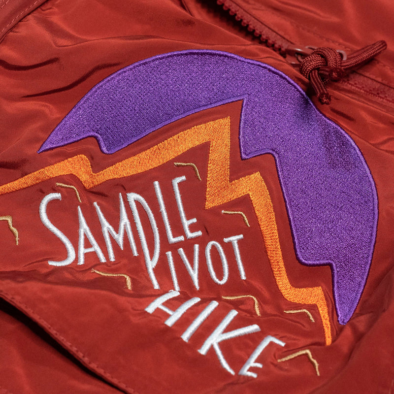 Sample x Pivot Hiking Club Shorts - Blood Orange