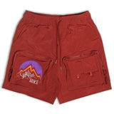 Sample x Pivot Hiking Club Shorts - Blood Orange
