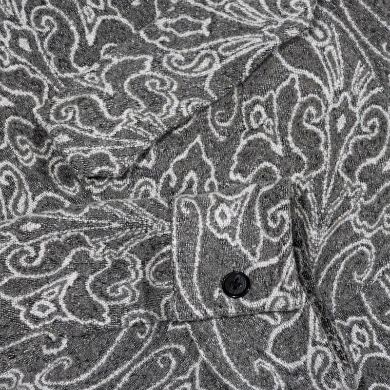 OG SAMPLE FLANNEL - GREY PAISLEY