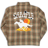 6 SHOOTER FLANNEL- BROWN/GREEN