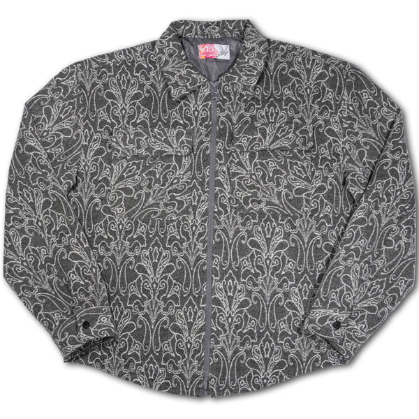 OG SAMPLE FLANNEL - GREY PAISLEY