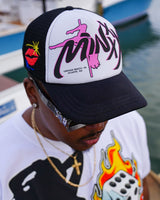 "After Hours" Trucker Hat-Black