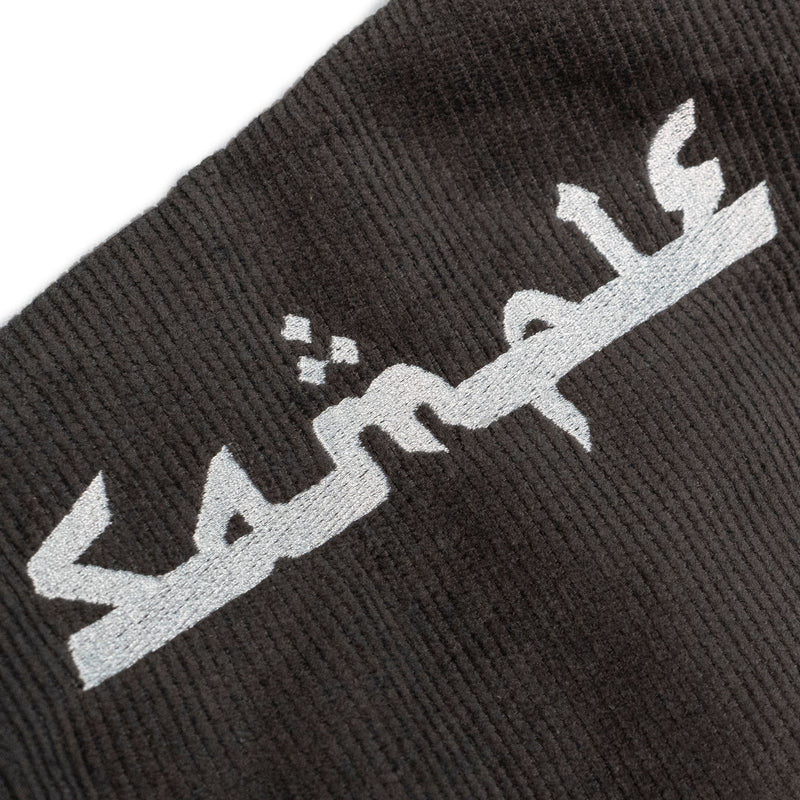 "SANZ" CORDUROY FLANNEL - CHARCOAL