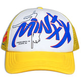 "After Hours" Trucker Hat-Yellow