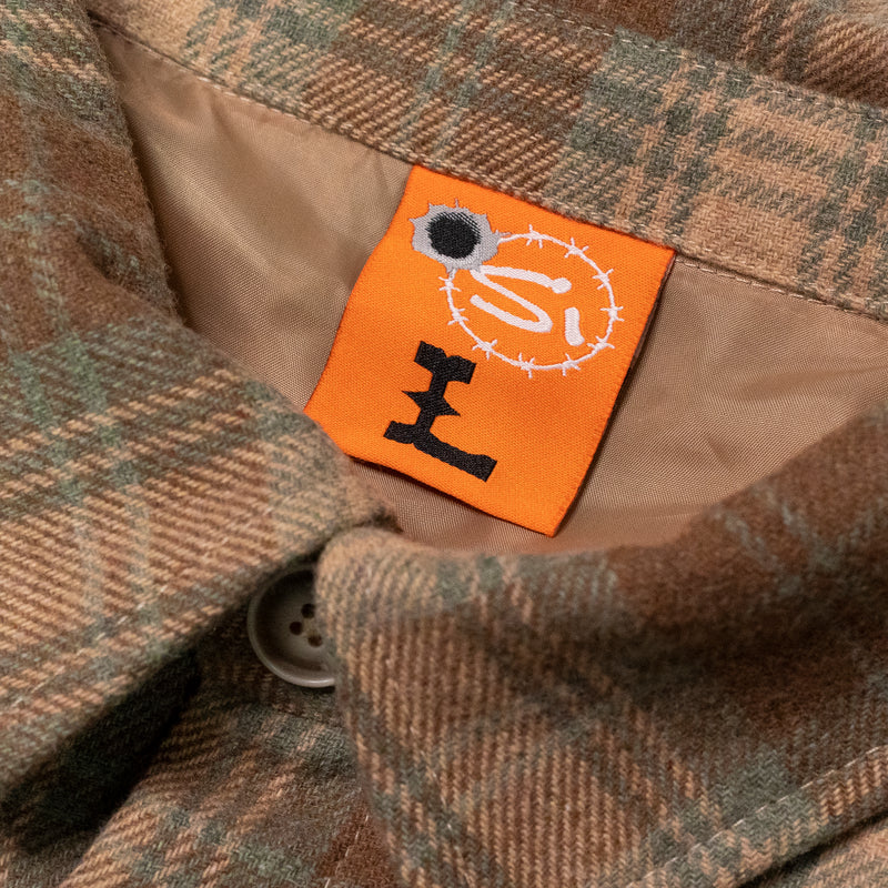 6 SHOOTER FLANNEL- BROWN/GREEN