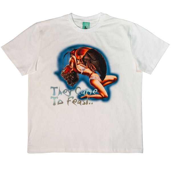 "They Came To Feast" Tee-White