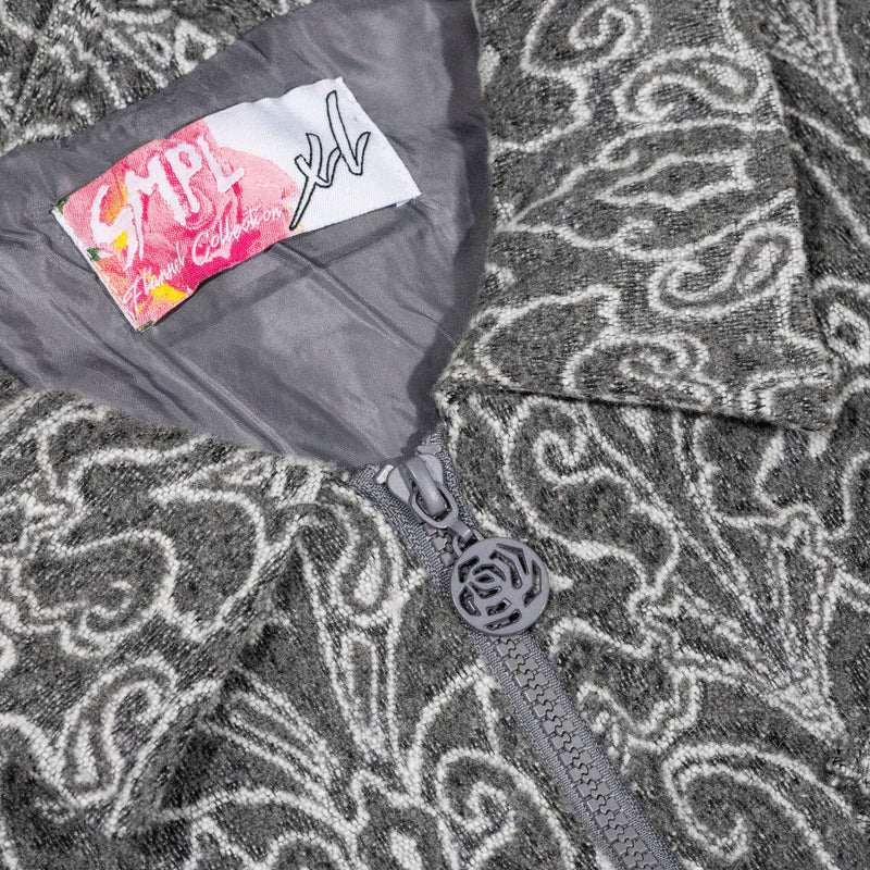 OG SAMPLE FLANNEL - GREY PAISLEY