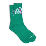 Sample CREW SOCK - GREEN/BLUE