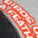 "BIRDS OF A FEATHER" TEE-GREY