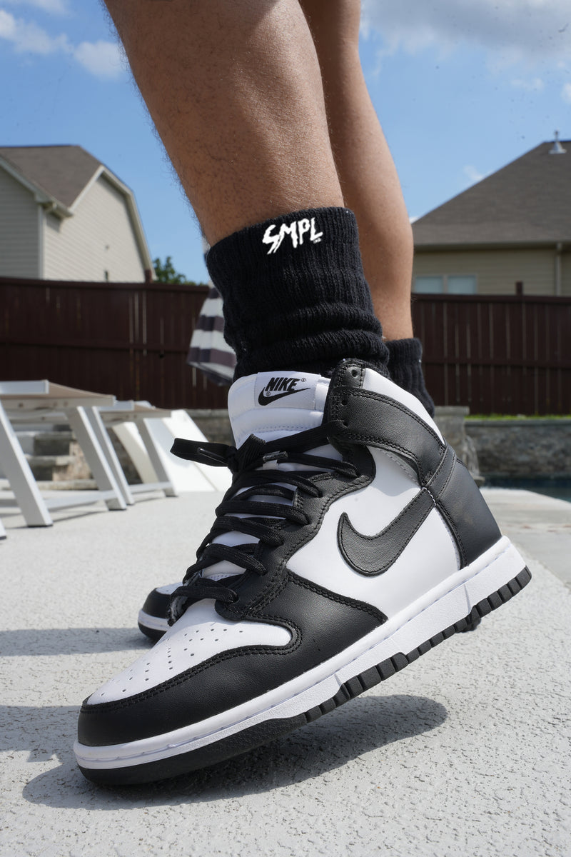 Vintage Slouch Socks - Black