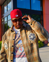 6 SHOOTER FLANNEL- BROWN/GREEN