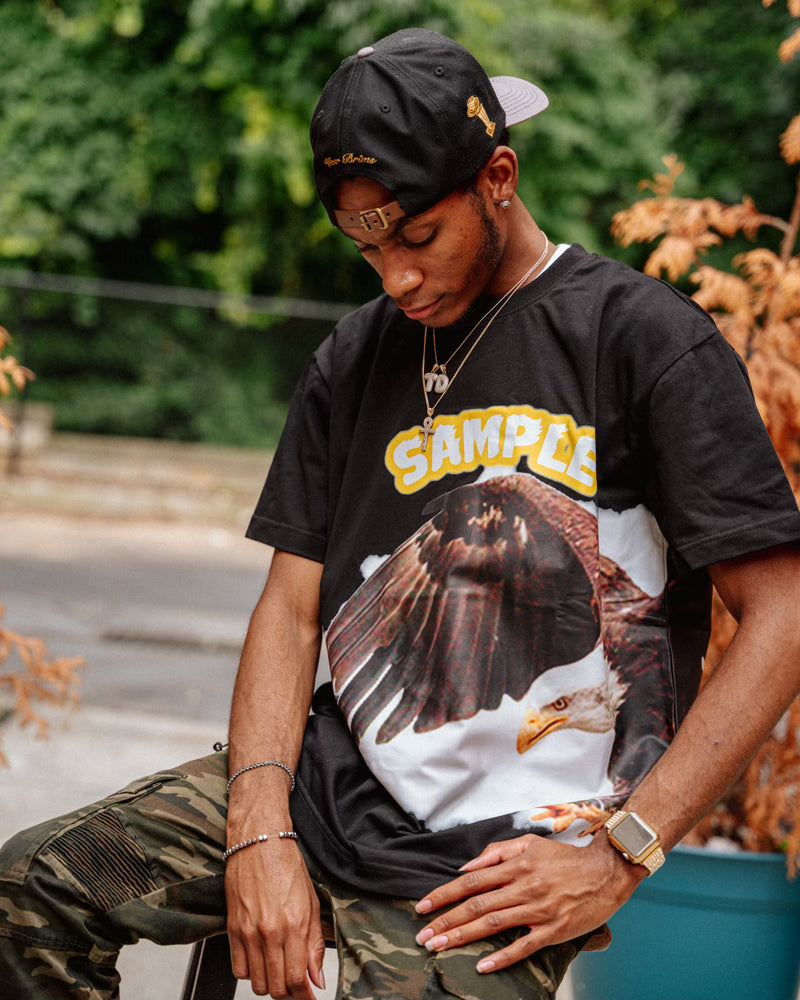 "Birds Of A Feather" Tee-Black
