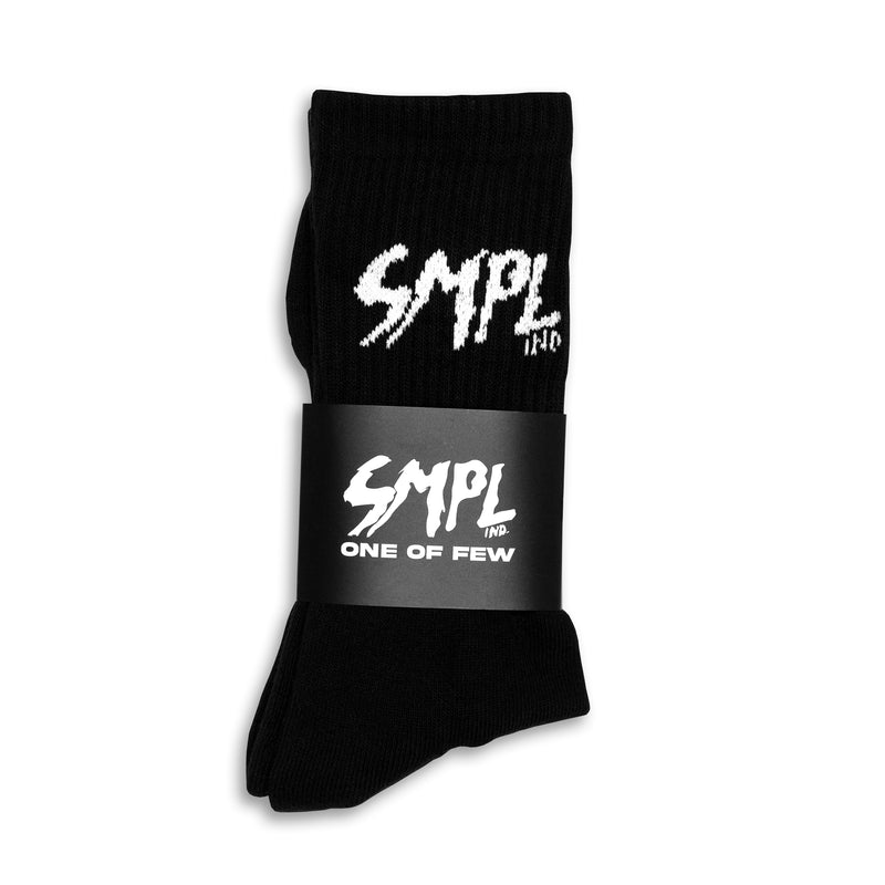 OG Logo Crew Socks-Black