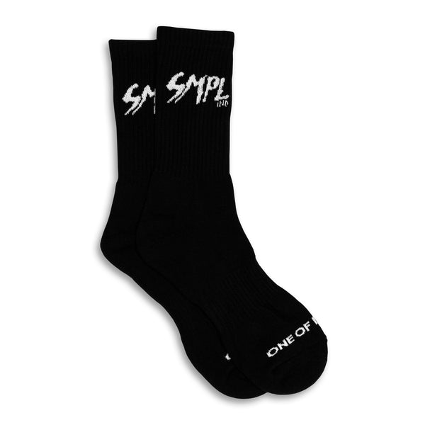 OG Logo Crew Socks-Black