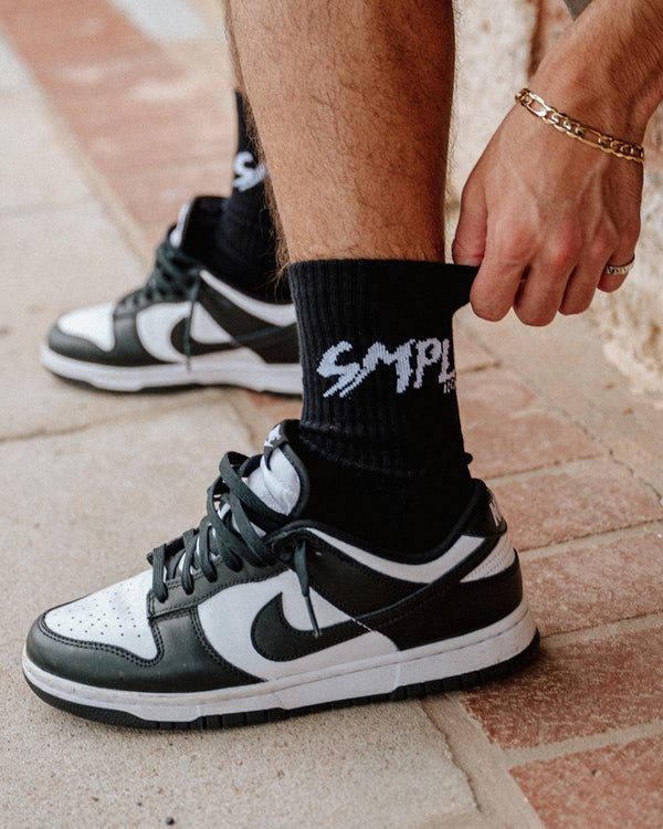 OG Logo Crew Socks-Black