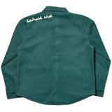"sanz" CORDUROY FLANNEL - TEAL GREEN